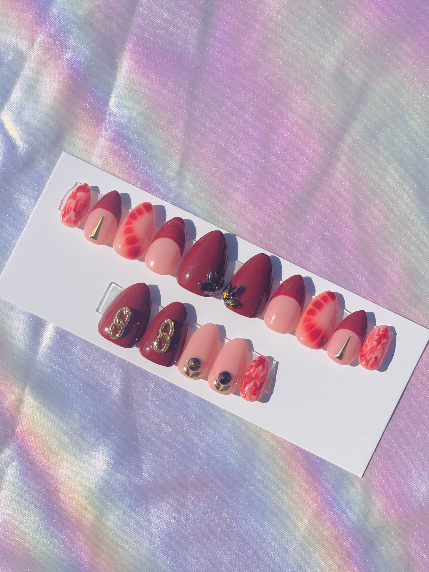 custom luxury lacquer press-ons